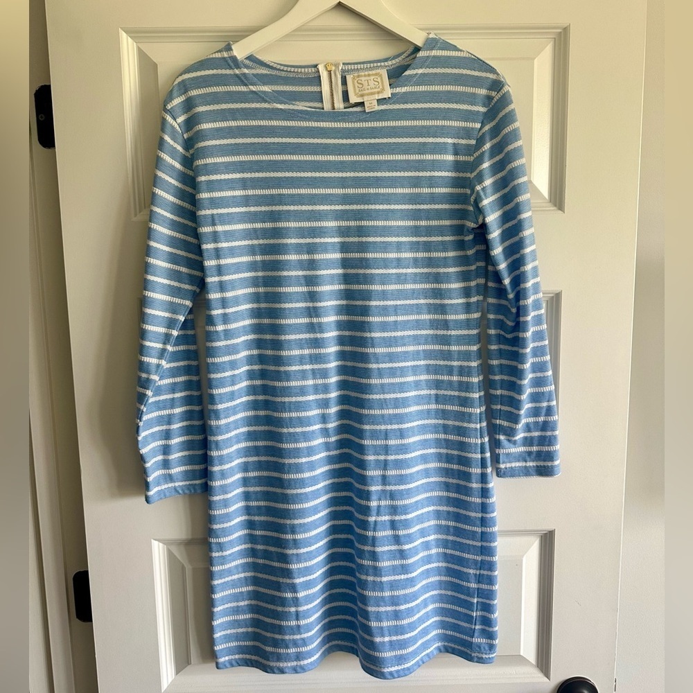 Sail to Sable Striped Zip-back Dress